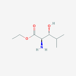 Ethyl (2R,3R)-2-amino-3-hydroxy-4-methylpentanoate