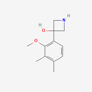 3-(2-Methoxy-3,4-dimethylphenyl)azetidin-3-ol