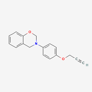 3-(4-(Prop-2-ynyloxy)phenyl)-3,4-dihydro-2H-benzo[e][1,3]oxazine