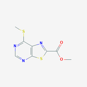 Methyl 7-(methylthio)thiazolo[5,4-d]pyrimidine-2-carboxylate