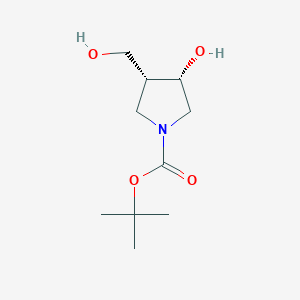 (3S,4R)-tert-Butyl 3-hydroxy-4-(hydroxymethyl)pyrrolidine-1-carboxylate