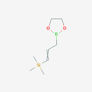 [3-(1,3,2-Dioxaborolan-2-yl)prop-1-en-1-yl](trimethyl)silane