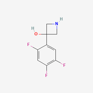 3-(2,4,5-Trifluorophenyl)azetidin-3-ol