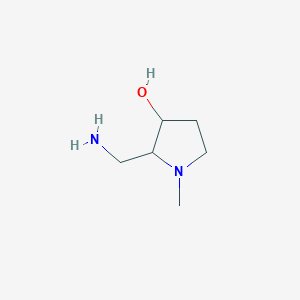 2-(Aminomethyl)-1-methylpyrrolidin-3-ol