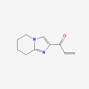 1-(5,6,7,8-Tetrahydroimidazo[1,2-a]pyridin-2-yl)prop-2-en-1-one