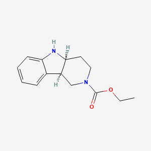 ethyl (4aS,9bR)-1H,2H,3H,4H,4aH,5H,9bH-pyrido[4,3-b]indole-2-carboxylate