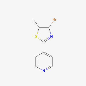 4-Bromo-5-methyl-2-(pyridin-4-yl)thiazole