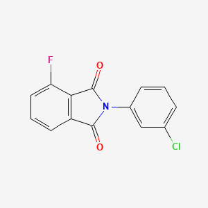 2-(3-Chlorophenyl)-4-fluoroisoindoline-1,3-dione