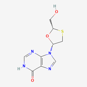 molecular formula C12H13FO B1176251 9-(2-(Hydroxymethyl)-1,3-oxathiolan-5-yl)hypoxanthine CAS No. 149819-61-4