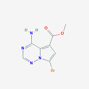 Methyl 4-amino-7-bromopyrrolo[2,1-F][1,2,4]triazine-5-carboxylate