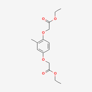 Ethyl 2-[4-(2-ethoxy-2-oxoethoxy)-2-methylphenoxy]acetate