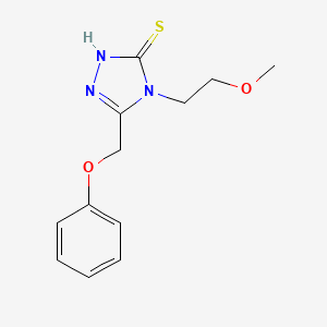 4-(2-Methoxyethyl)-5-(phenoxymethyl)-4H-1,2,4-triazole-3-thiol