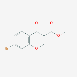 Methyl 7-bromo-4-oxochromane-3-carboxylate