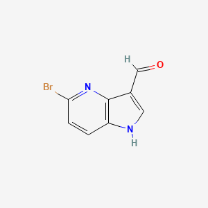 5-bromo-1H-pyrrolo[3,2-b]pyridine-3-carbaldehyde