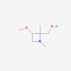 (3-Methoxy-1,2-dimethylazetidin-2-yl)methanol