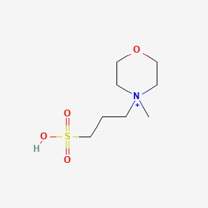 molecular formula C8H18NO4S+ B11762993 4-Methyl-4-(3-sulfopropyl)morpholin-4-ium 