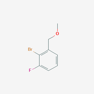 molecular formula C8H8BrFO B11763198 2-Bromo-1-fluoro-3-(methoxymethyl)benzene 