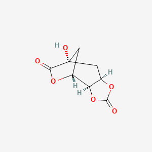 (3AS,4R,7R,8aR)-7-hydroxytetrahydro-4,7-methano[1,3]dioxolo[4,5-c]oxepine-2,6(7H)-dione