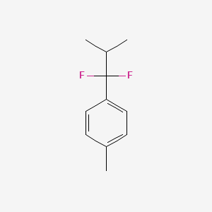 1-(1,1-Difluoro-2-methylpropyl)-4-methylbenzene