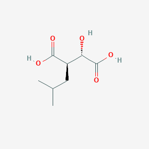 Butanedioic acid, 2-hydroxy-3-(2-methylpropyl)-, (2S,3R)-