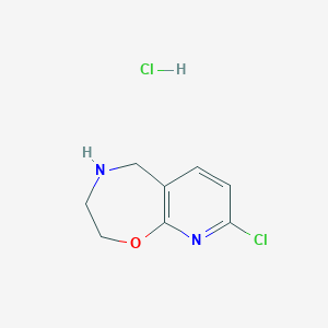 8-Chloro-2,3,4,5-tetrahydropyrido[3,2-f][1,4]oxazepine hydrochloride