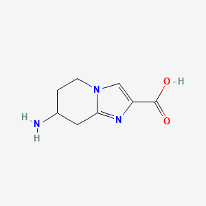 7-Amino-5,6,7,8-tetrahydroimidazo[1,2-a]pyridine-2-carboxylic acid