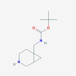 tert-Butyl N-(4-azabicyclo[4.1.0]-heptan-1-ylmethyl)-carbamate