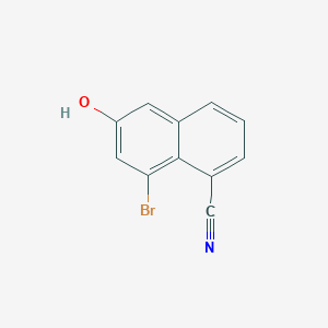 8-Bromo-6-hydroxy-1-naphthonitrile