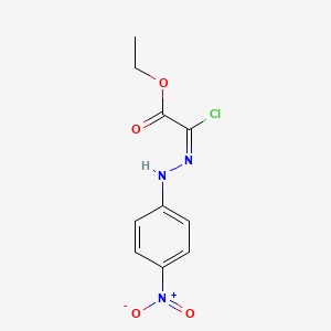 Ethyl 2-chloro-2-(2-(4-nitrophenyl)hydrazono)acetate