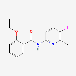 molecular formula C15H15IN2O2 B1176338 2-ethoxy-N-(5-iodo-6-methylpyridin-2-yl)benzamide 