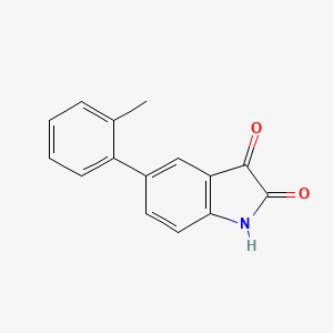 5-(o-Tolyl)indoline-2,3-dione