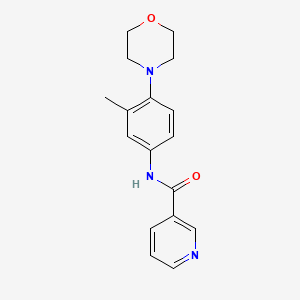 N-[3-methyl-4-(4-morpholinyl)phenyl]nicotinamide