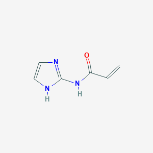 molecular formula C6H7N3O B11763469 N-(1H-Imidazol-2-yl)acrylamide 