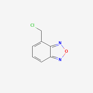 molecular formula C7H5ClN2O B11763483 4-(Chloromethyl)benzo[c][1,2,5]oxadiazole 