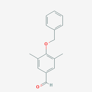 molecular formula C16H16O2 B117636 4-(苄氧基)-3,5-二甲基苯甲醛 CAS No. 144896-51-5