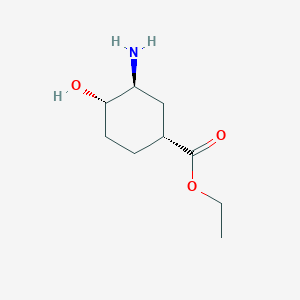 Ethyl (1R,3S,4S)-3-amino-4-hydroxycyclohexane-1-carboxylate