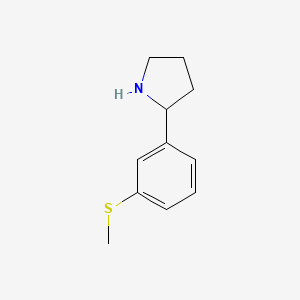 2-(3-(Methylthio)phenyl)pyrrolidine