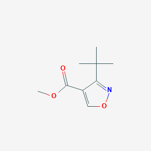 Methyl 3-(tert-butyl)isoxazole-4-carboxylate