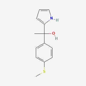 1-(4-(Methylthio)phenyl)-1-(1H-pyrrol-2-yl)ethanol