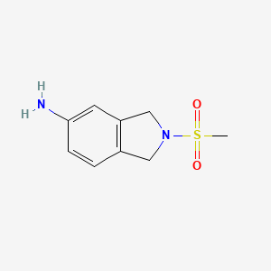 2-(Methylsulfonyl)isoindolin-5-amine