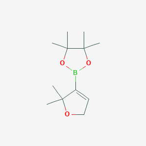 2-(2,2-Dimethyl-2,5-dihydrofuran-3-YL)-4,4,5,5-tetramethyl-1,3,2-dioxaborolane