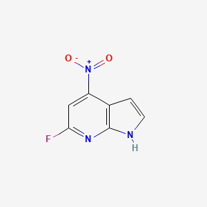 6-fluoro-4-nitro-1H-pyrrolo[2,3-b]pyridine