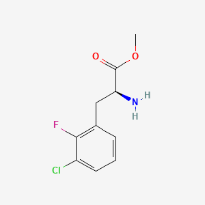 methyl (2S)-2-amino-3-(3-chloro-2-fluorophenyl)propanoate