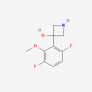 3-(3,6-Difluoro-2-methoxyphenyl)azetidin-3-ol