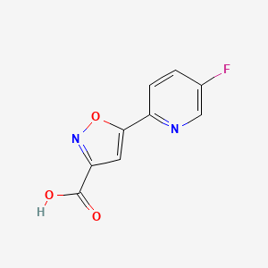 5-(5-Fluoropyridin-2-yl)isoxazole-3-carboxylic acid