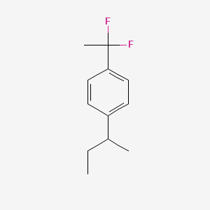 molecular formula C12H16F2 B11764459 1-(sec-Butyl)-4-(1,1-difluoroethyl)benzene 