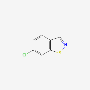 molecular formula C7H4ClNS B11764473 6-Chlorobenzo[D]isothiazole 