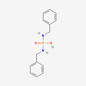 molecular formula C14H17N2O2P B11764505 N,N'-Dibenzyl-phosphorodiamidic acid 