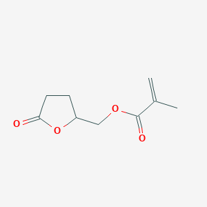 molecular formula C9H12O4 B11764568 (5-Oxotetrahydrofuran-2-yl)methyl methacrylate 