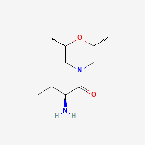 (S)-2-Amino-1-((2R,6S)-2,6-dimethylmorpholino)butan-1-one